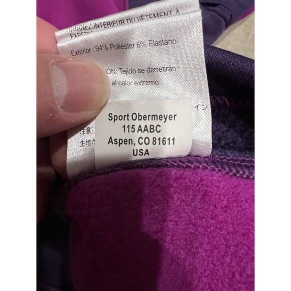 Obermeyer Womens XS Nova Elite Turtleneck Ski Jacket Mid Layer Aspen Colorado - Picture 7 of 8